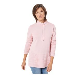 NWOT Issac Mizrahi Pullover Sweater‎ Light Pink Size Large